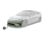 Robot Craftsman "Crypton"  Front Bumper & Front Lip For Tesla Model 3